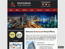 Tablet Screenshot of panamail.net